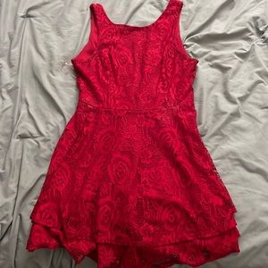 Red formal dress for teens